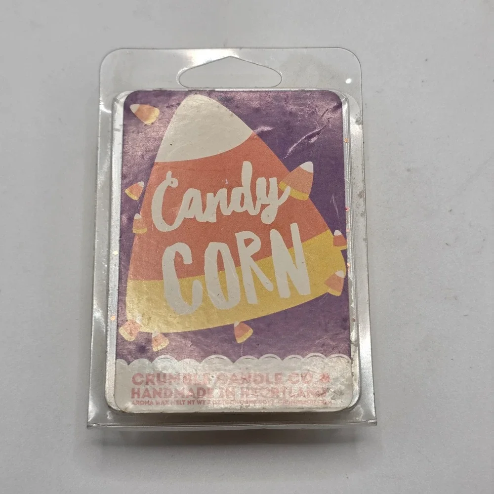 Crumble Candle Co‎ Wax Melt Candy Corn 3oz New Soy Glitter Fall Halloween Scent